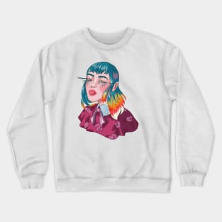 Fire hair Crewneck Sweatshirt